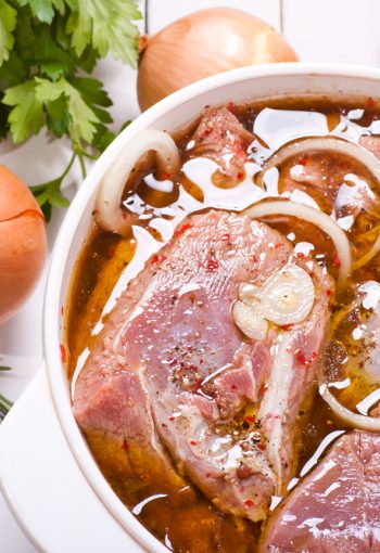 Marinating,Meat,With,Spices,And,Onion